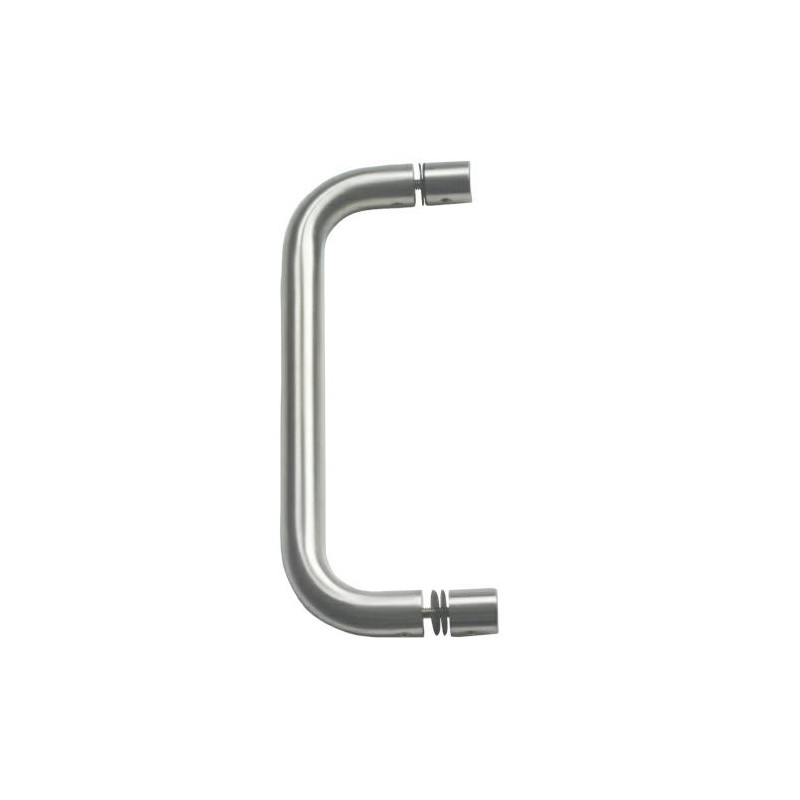 Pochwyt do drzwi szklanych pojedynczy 250x19mm inox mod.7