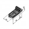 Zawias sreb.mat 25x56x35 AGB