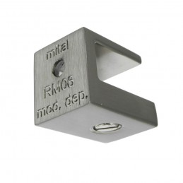 Podpórka uchwyt do szkła 6-10mm nikiel satyna mod. RM06