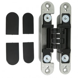 Zawias ukryty wpuszczany SYMBIO 22 max 40kg + osłonki czarne