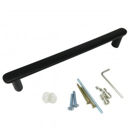Uchwyt meblowy / pochwyt drzwiowy 200mm czarny mat mod. 3021