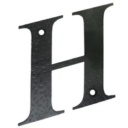 Litera "H"-10cm czarna DISPLAY