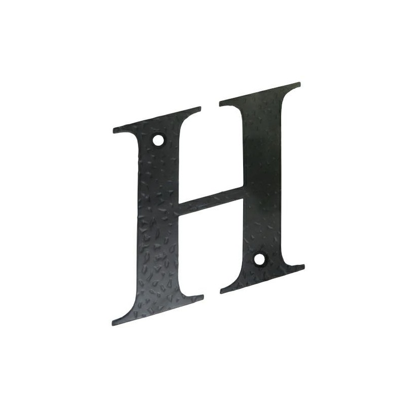 Litera "H"-10cm czarna DISPLAY