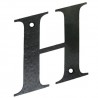 Litera "H"-10cm czarna DISPLAY
