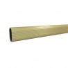 Pręt drążek ubraniowy owal 30x15mm dł. 2m złoty mod.1