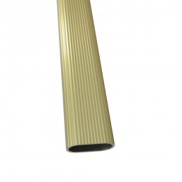 Pręt drążek ubraniowy owal 30x15mm dł. 2m złoty mod.1