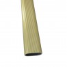Pręt drążek ubraniowy owal 30x15mm dł. 2m złoty mod.1