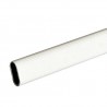 Pręt drążek ubraniowy owal 30x15mm dł. 4m biały mod.1