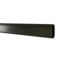 Pręt drążek ubraniowy owal 30x15mm dł. 4m brązowy mod.1
