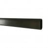 Pręt drążek ubraniowy owal 30x15mm dł. 4m brązowy mod.1