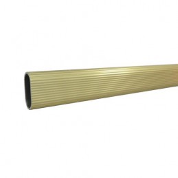 Pręt drążek ubraniowy owal 30x15mm dł. 4m złoty mod.1