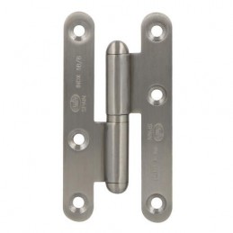 Zawias do drzwi 100x58mm stal nierdzewna szczotkowana INOX rozłączny PRAWY (pl) mod. 405