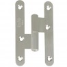 Zawias do drzwi 100x58mm mosiądz chrom mat rozłączny PRAWY (pl) mod. 405