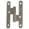 Zawias do drzwi 100x58mm mosiądz chrom mat rozłączny LEWY (pl) mod. 405