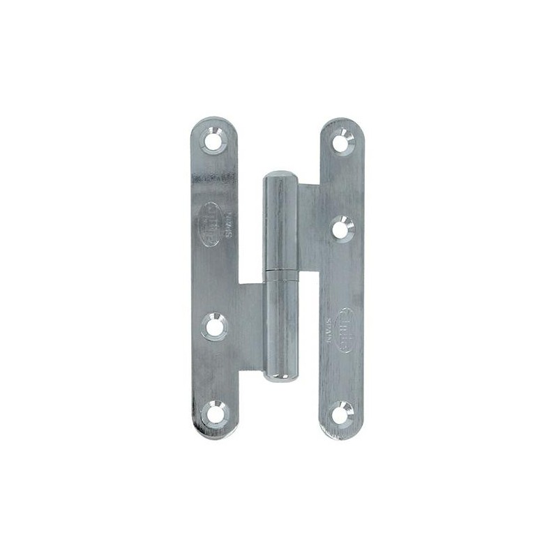 Zawias do drzwi 100x58mm mosiądz chromowany rozłączny PRAWY (pl) mod. 405