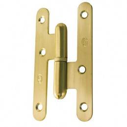 Zawias do drzwi 100x57mm stal mosiądzowany mat rozłączny LEWY (pl) mod. 405C