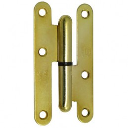 Zawias do drzwi 80x41mm stal mosiądzowany rozłączny LEWY (pl) mod. 405