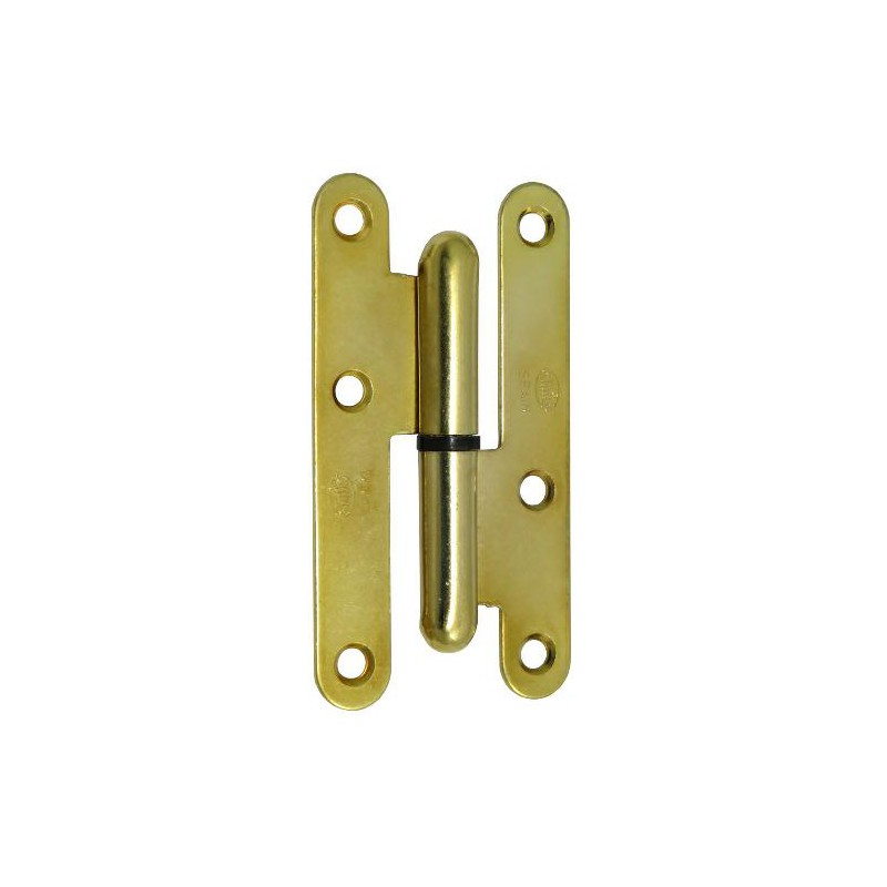 Zawias do drzwi 80x41mm stal mosiądzowany rozłączny LEWY (pl) mod. 405
