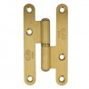 Zawias do drzwi 80x41mm mosiądz matowy rozłączny LEWY (pl) mod. 405