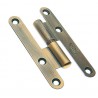 Zawias do drzwi 80x41mm mosiądz złoto antyczne rozłączny PRAWY (pl) mod. 405