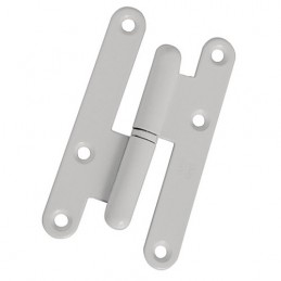 Zawias do drzwi 95x52mm stal biały rozłączny PRAWY (pl) mod. 405