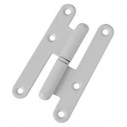 Zawias do drzwi 95x52mm stal biały rozłączny LEWY (pl) mod. 405