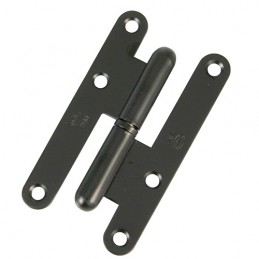Zawias do drzwi 95x52mm stal czarny rozłączny LEWY (pl) mod. 405