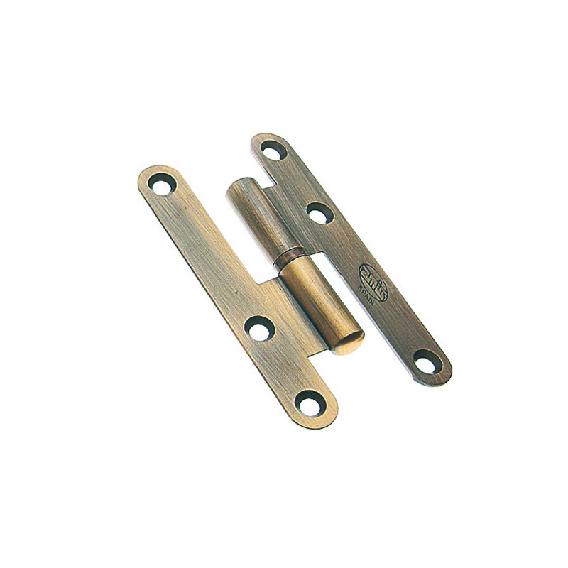 Zawias do drzwi 95x52mm mosiądz złoto antyczne rozłączny PRAWY (pl) mod. 405