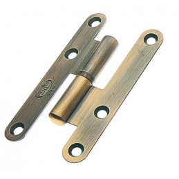 Zawias do drzwi 95x52mm mosiądz złoto antyczne rozłączny LEWY (pl) mod. 405