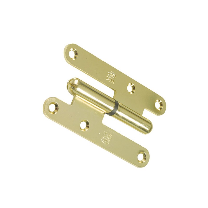 Zawias do drzwi 95x52mm stal złoty lakierowany rozłączny PRAWY (pl) mod. 405