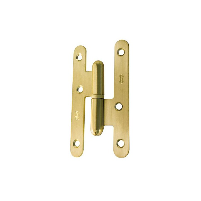 Zawias do drzwi 95x53mm stal mosiądzowany mat rozłączny LEWY (pl) mod. 405C