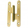 Zawias do drzwi 95x53mm stal mosiądzowany mat rozłączny LEWY (pl) mod. 405C