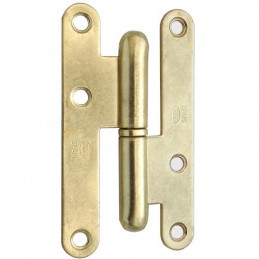 Zawias do drzwi 95x52mm stal mosiądzowany rozłączny LEWY (pl) mod. 405