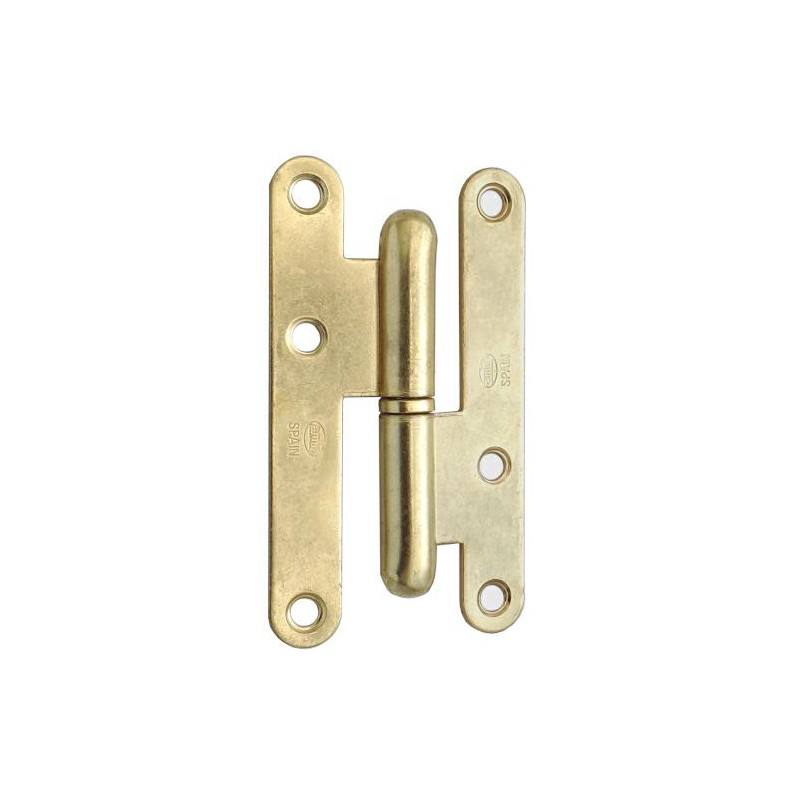 Zawias do drzwi 95x52mm stal mosiądzowany rozłączny LEWY (pl) mod. 405