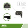 Zatrzask meblowy niklowany - czarny plastik TIP-ON mod. 30 2szt.
