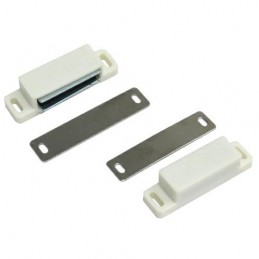 Zatrzask magnetyczny 10 -56x15 biały 2sz