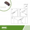 Zatrzask magnetyczny 5-43x15 brąz 2 szt.