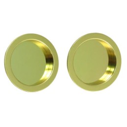 Uchwyty wpuszczane 57x45x1,5mm mosiądzowany komplet mod. 3666C