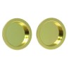 Uchwyty wpuszczane 57x45x1,5mm mosiądzowany komplet mod. 3666C