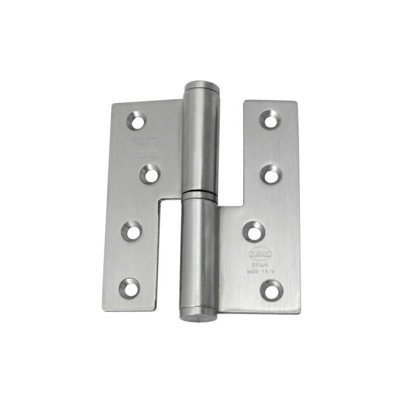 Zawias do drzwi 100x86mm stal nierdzewna INOX rozłączny LEWY (pl) mod. 426