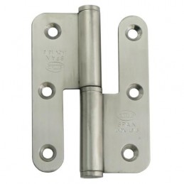 Zawias do drzwi 90x65mm stal nierdzewna INOX rozłączny LEWY (pl) mod. 427