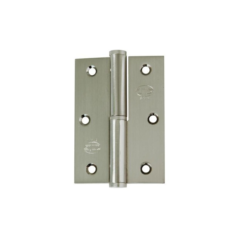 Zawias do drzwi 90x65mm stal chrom mat LEWY (pl) mod. 424