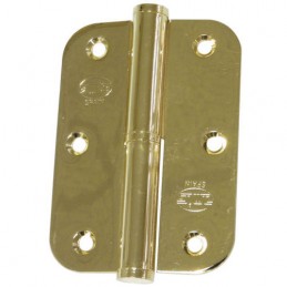 Zawias do drzwi 90x65mm stal mosiądzowany PRAWY (pl) mod. 423