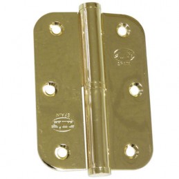 Zawias do drzwi 90x65mm stal mosiądzowany LEWY (pl) mod. 423