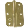 Zawias do drzwi 90x65mm stal mosiądzowany LEWY (pl) mod. 423