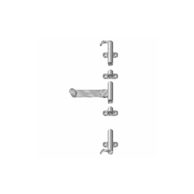 Zamknięcie okiennicy 2 skrzydłowej inox AISI316