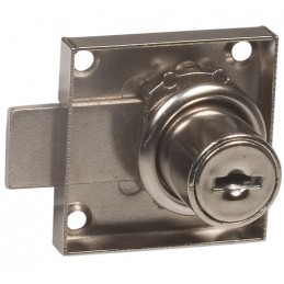 Zamek meblowy 1A niklowany
