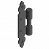 Zawias 9120-200x90 poł. rozb.czarny