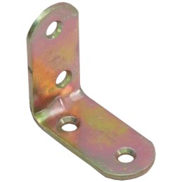 Kątownik budowlany 40x40x19mm mod.3 żółty ocynk