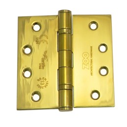 Zawias do drzwi 102x102mm stal nierdzewna INOX złoty 2szt. mod. ZHSS244S